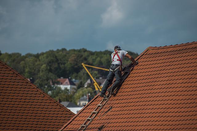 Using a safety equipment while working on a roof is important