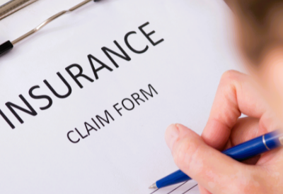 An image showing insurance claim form