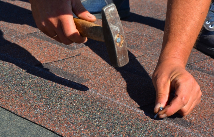 Roofing shingle installation