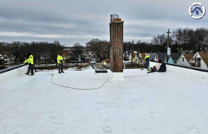 commercial roof installation