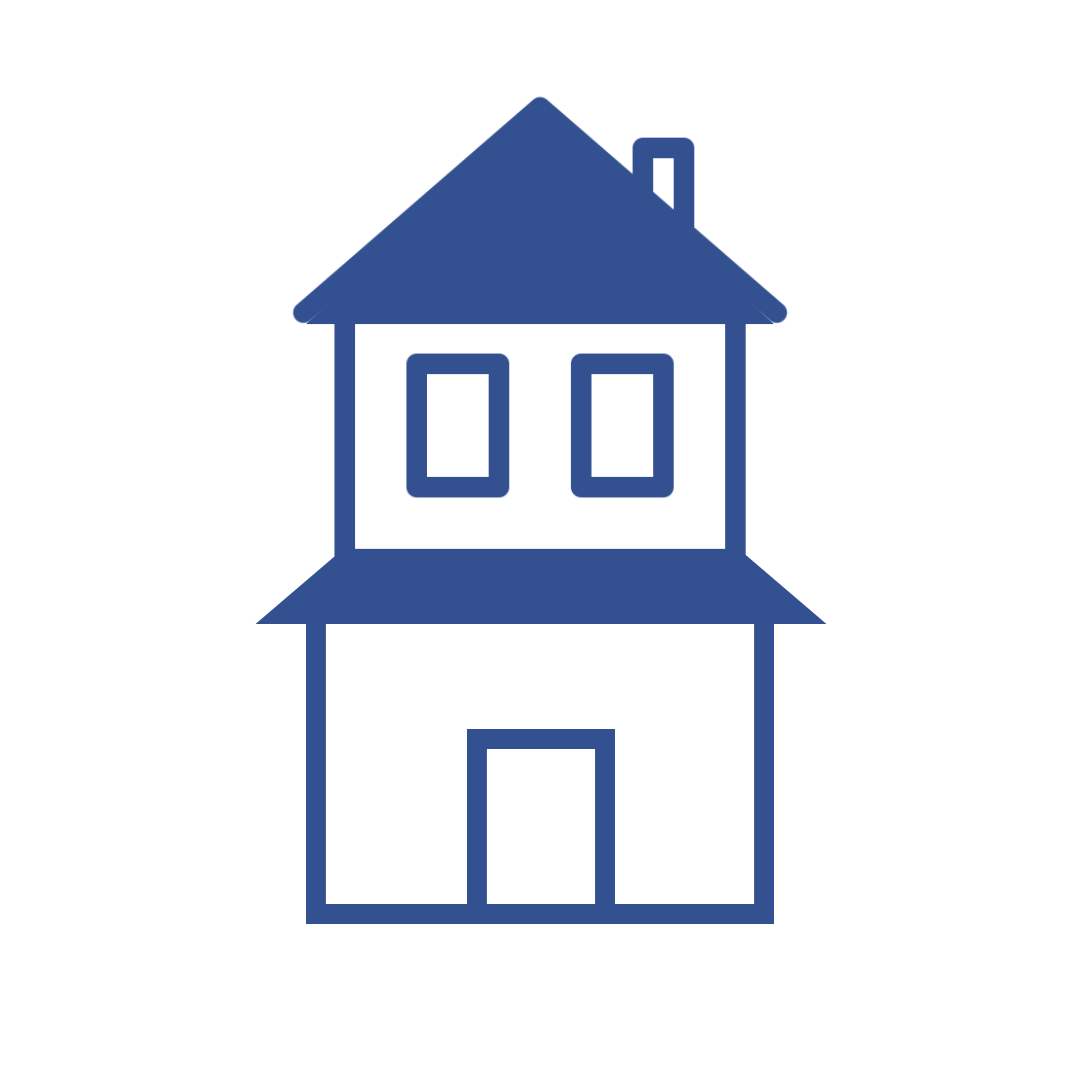 2 story house icon